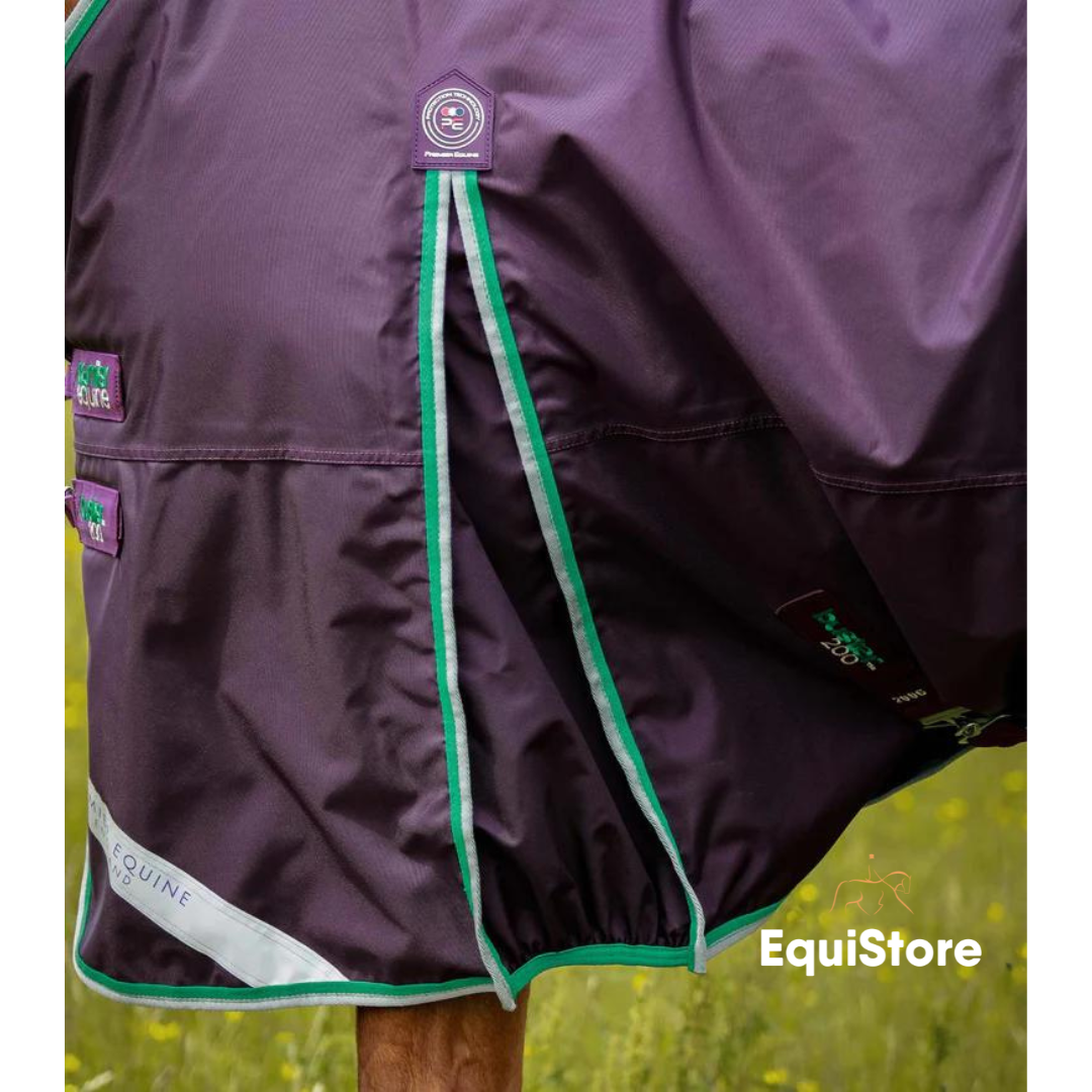 Premier Equine Buster 200g Turnout Rug with Snug-Fit Neck Cover a middleweight turnout rug for horses 