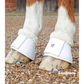 Premier Equine Carbon Tech Wool Over Reach Boots in white