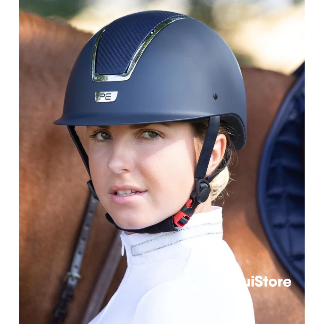 Premier Equine Centauri  Horse Riding Helmet - Navy