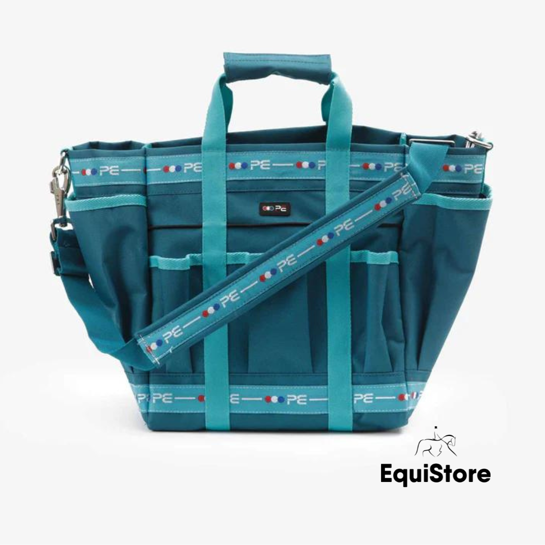 Premier Equine Grooming Kit Bag in med blue and peacock