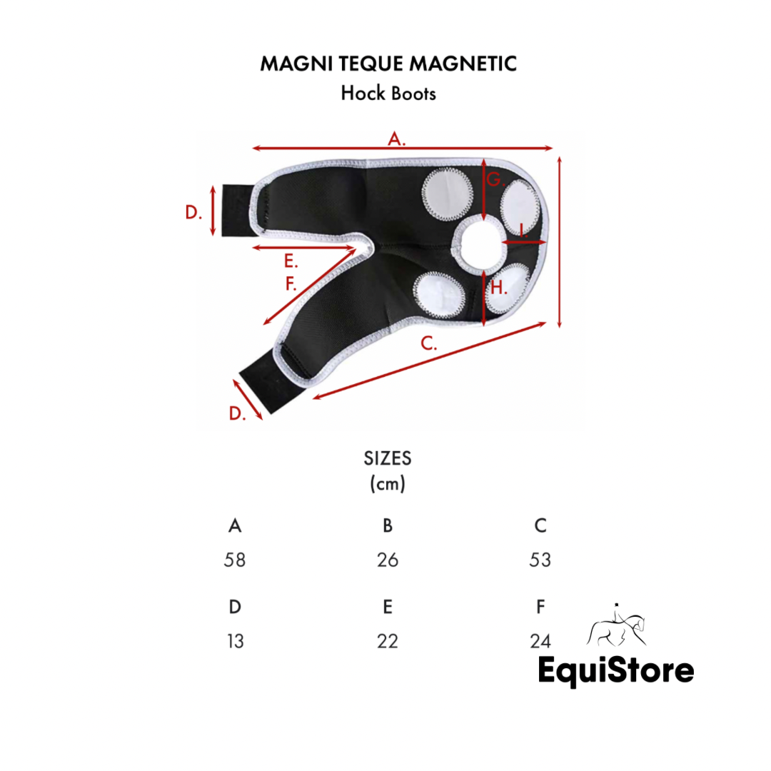 Premier Equine Magni-Teque Magnetic Hock Boots for magnet therapy for horses