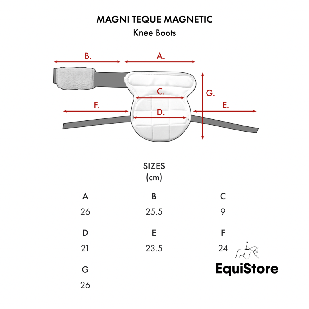Premier Equine Magni-Teque Magnetic Knee Boots for magnet therapy for horses