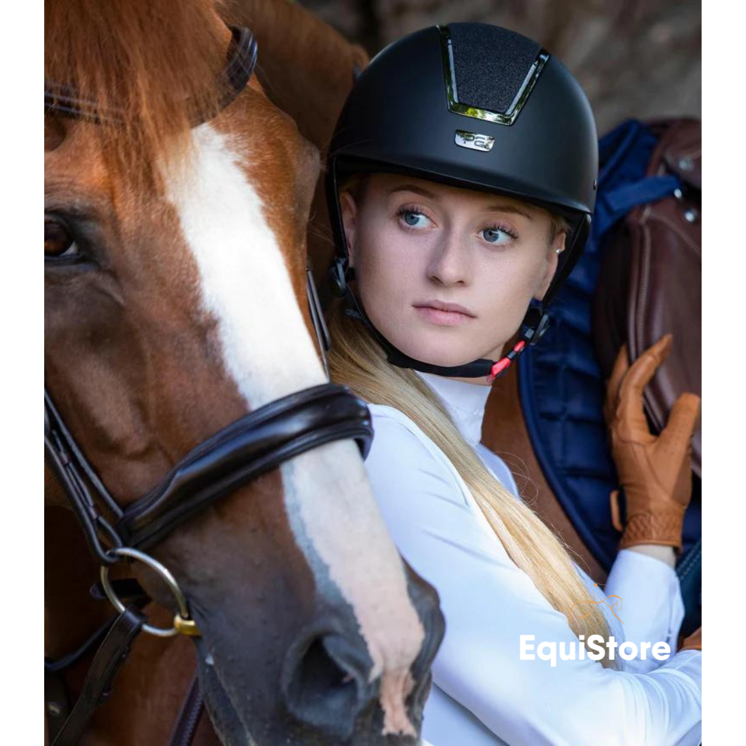 Premier Equine Odyssey Horse Riding Helmet - Black