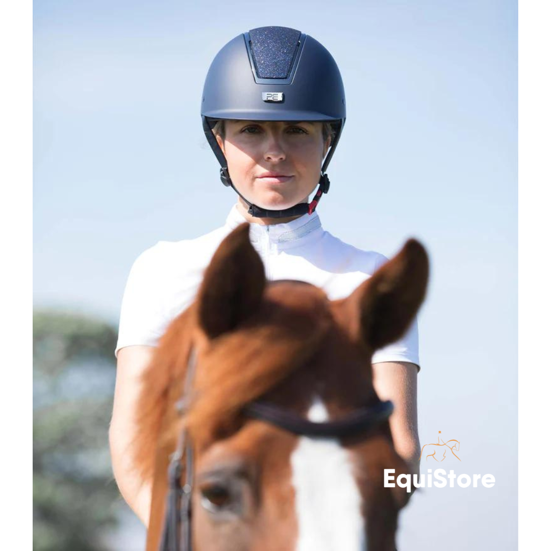 Premier Equine Odyssey Horse Riding Helmet - Navy