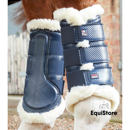 Fluffy top brushing boots