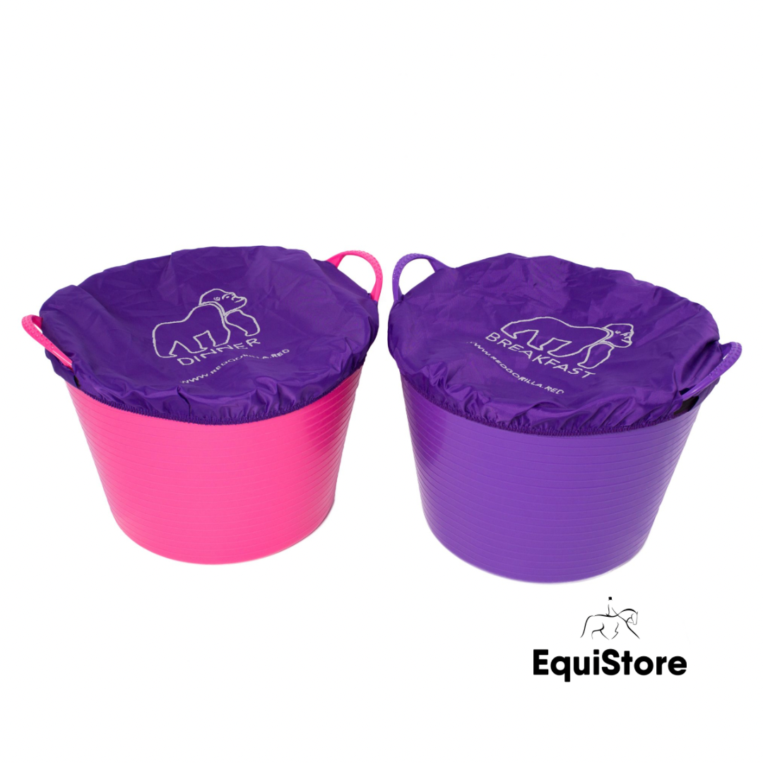 Red Gorilla Breakfast/Dinner Tub Covers in purple