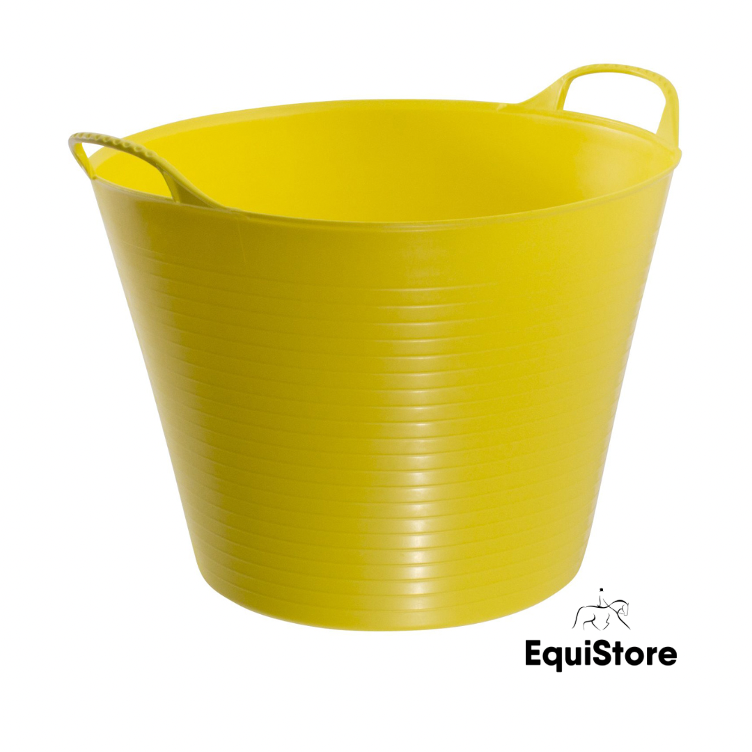 Red Gorilla Flexible Medium - 26 litre tubtrugs in yellow