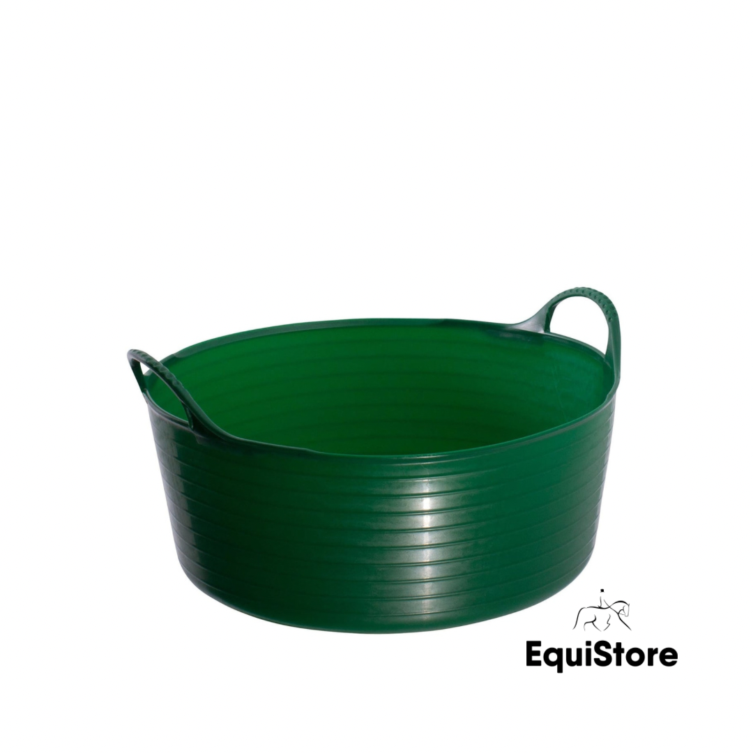 Red Gorilla Flexible Mini Shallow - 5L pony feeding bucket in green