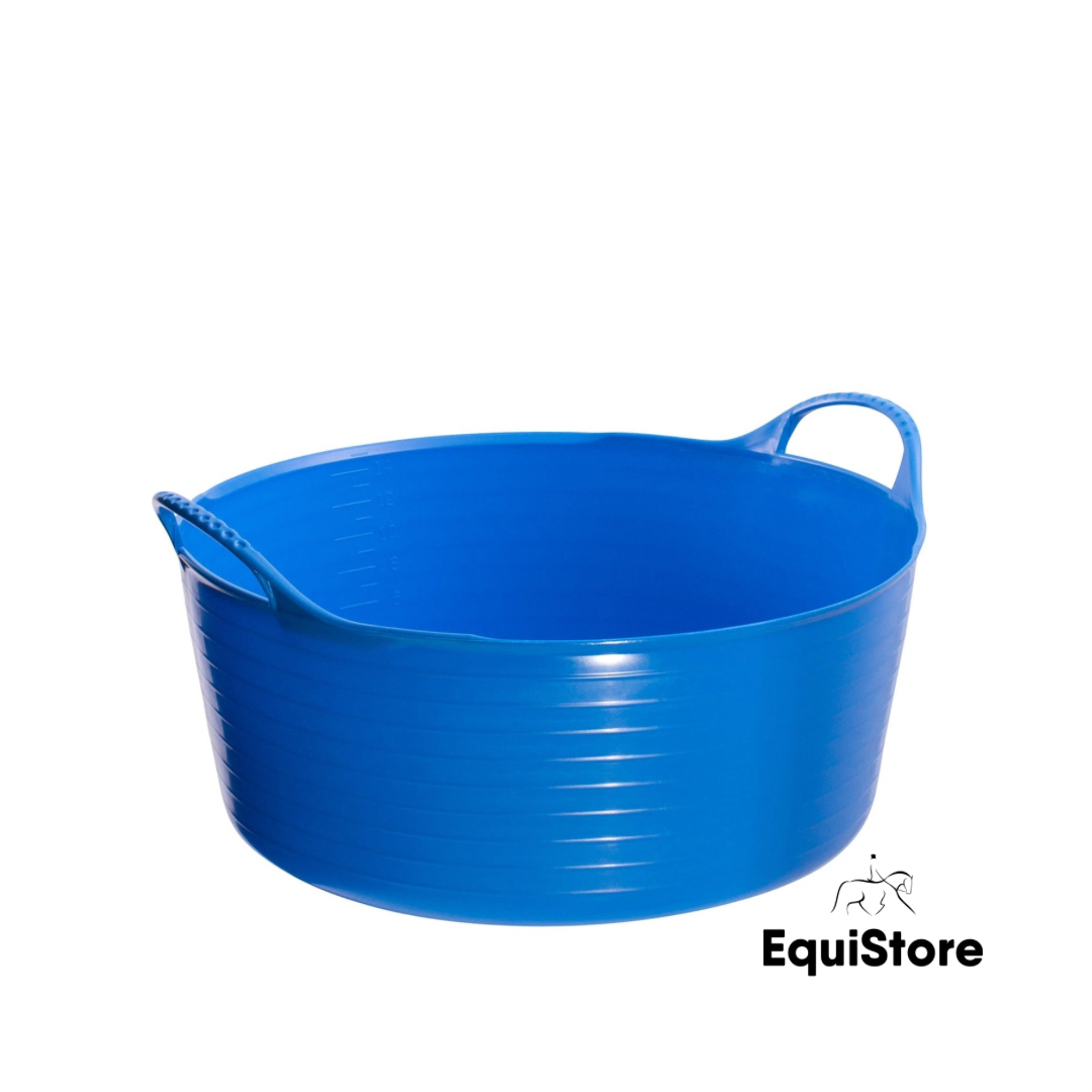 Red Gorilla Flexible Mini Shallow - 5L pony feeding bucket in blue