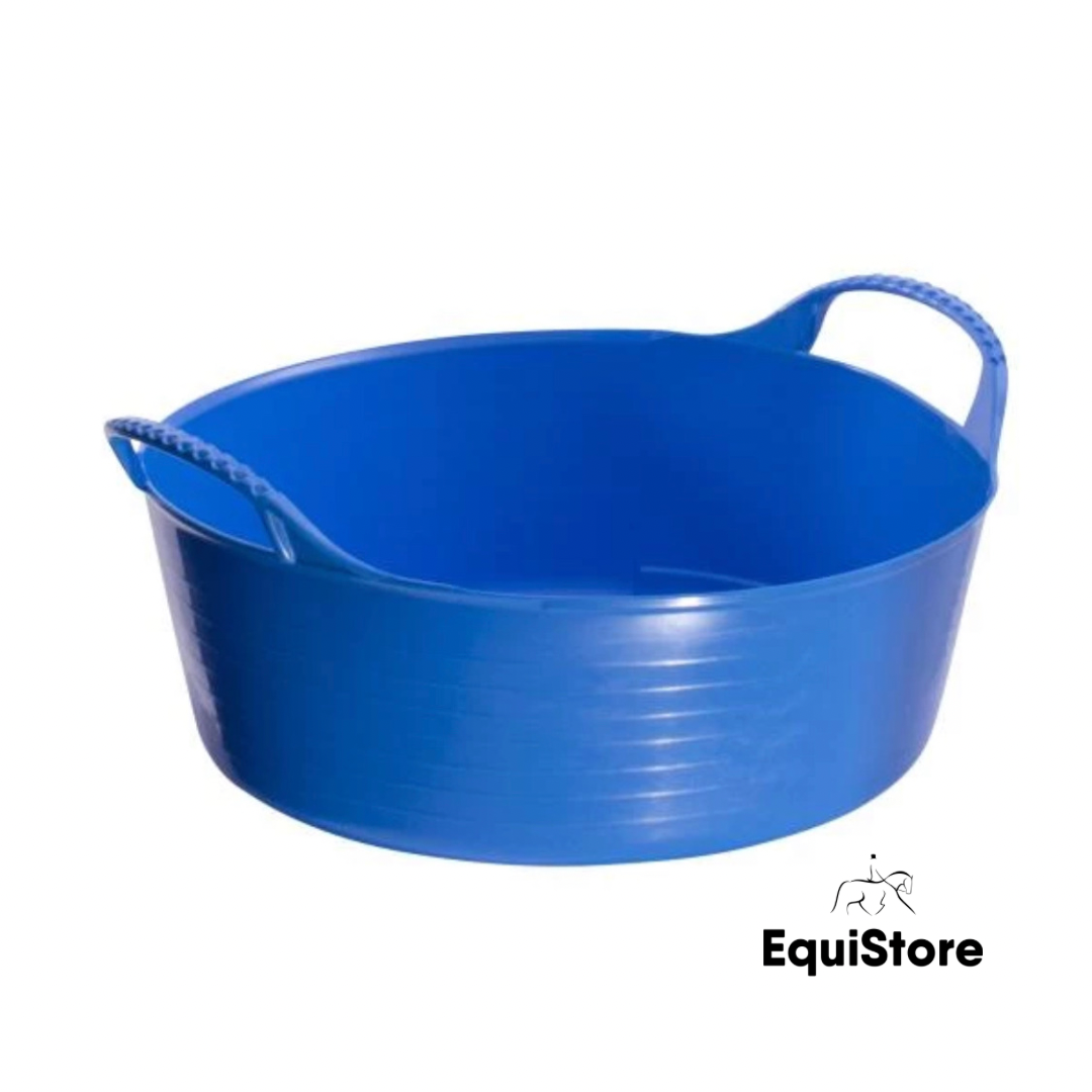 Red Gorilla Flexible Mini Shallow - 5L pony feeding bucket in blue