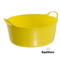 Red Gorilla Flexible Mini Shallow - 5L pony feeding bucket in yellow