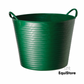 Red Gorilla Flexible Small - 14L horse feeding bucket in green