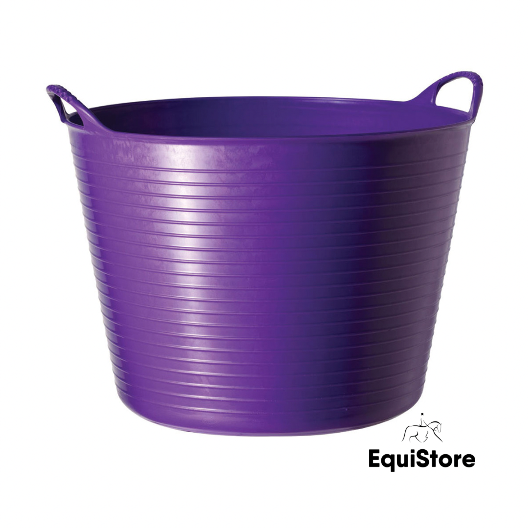 Red Gorilla Flexible Small - 14L horse feeding bucket in purple