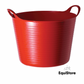 Red Gorilla Flexible Small - 14L horse feeding bucket in red