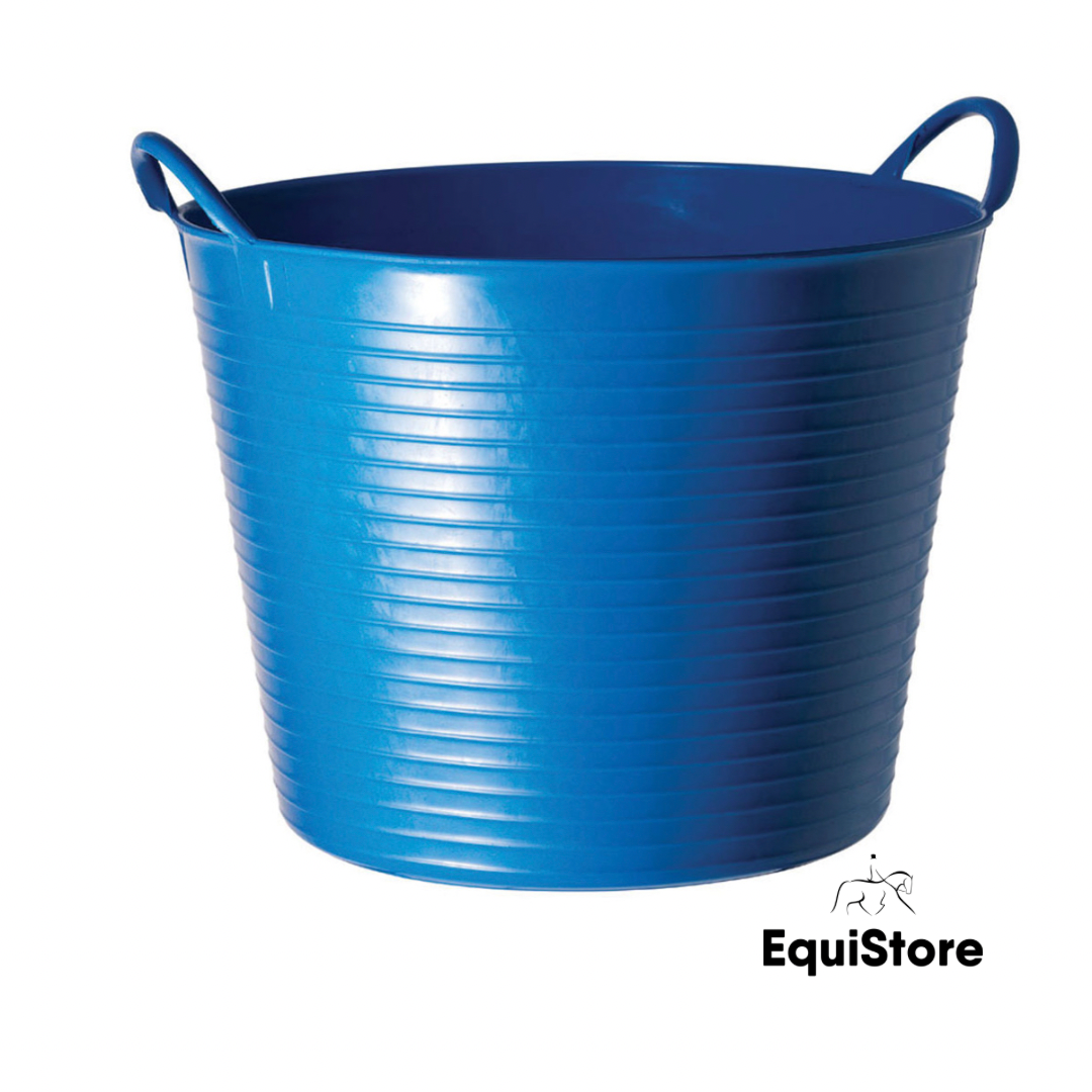 Red Gorilla Flexible Small - 14L horse feeding bucket in blue