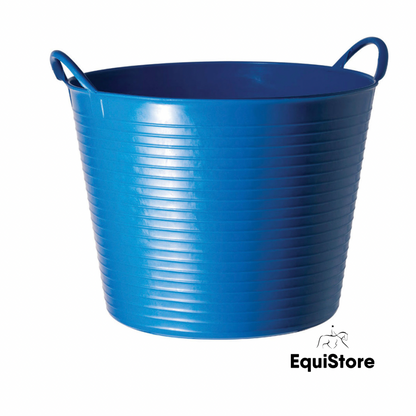 Red Gorilla Flexible Small - 14L horse feeding bucket in blue