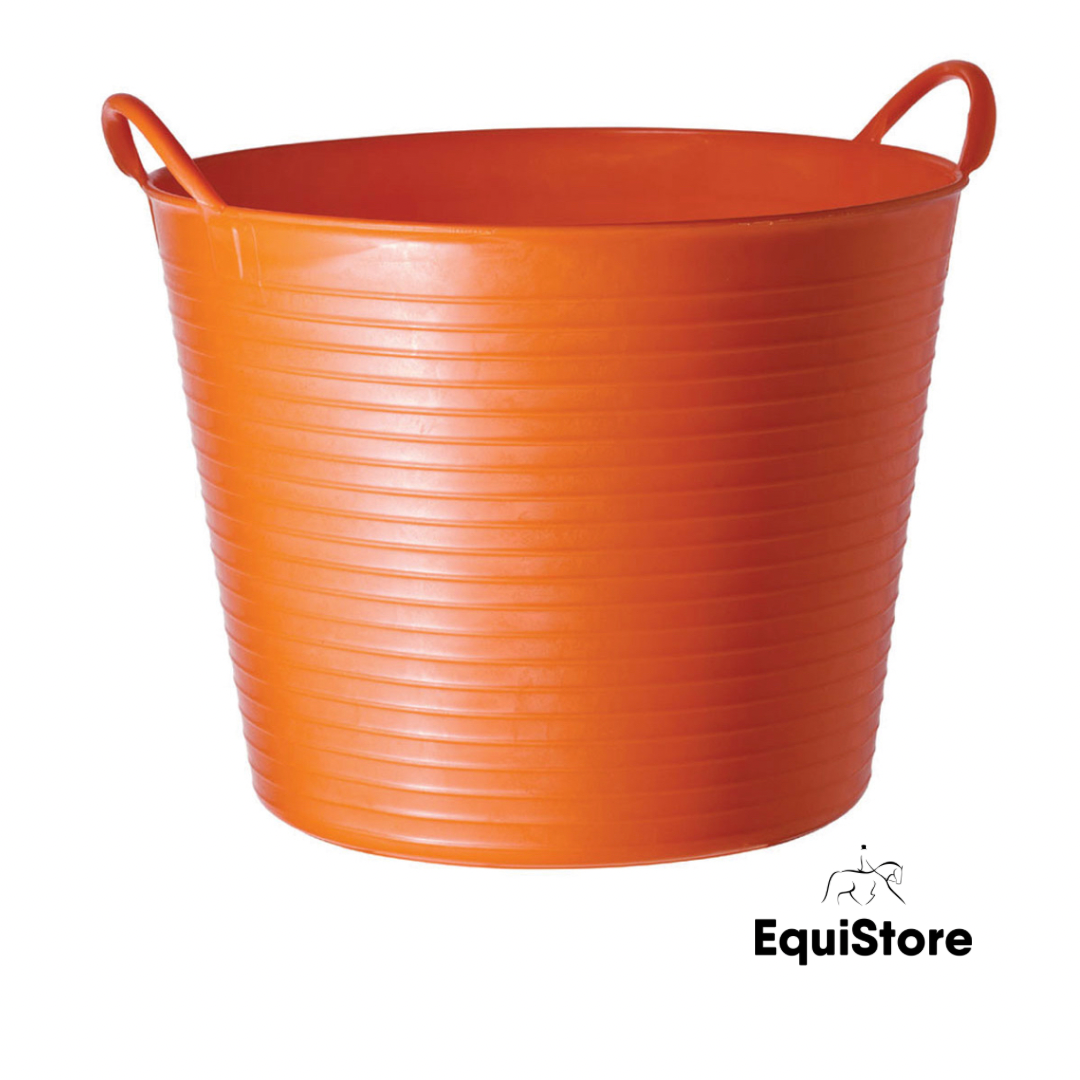 Red Gorilla Flexible Small - 14L horse feeding bucket in orange