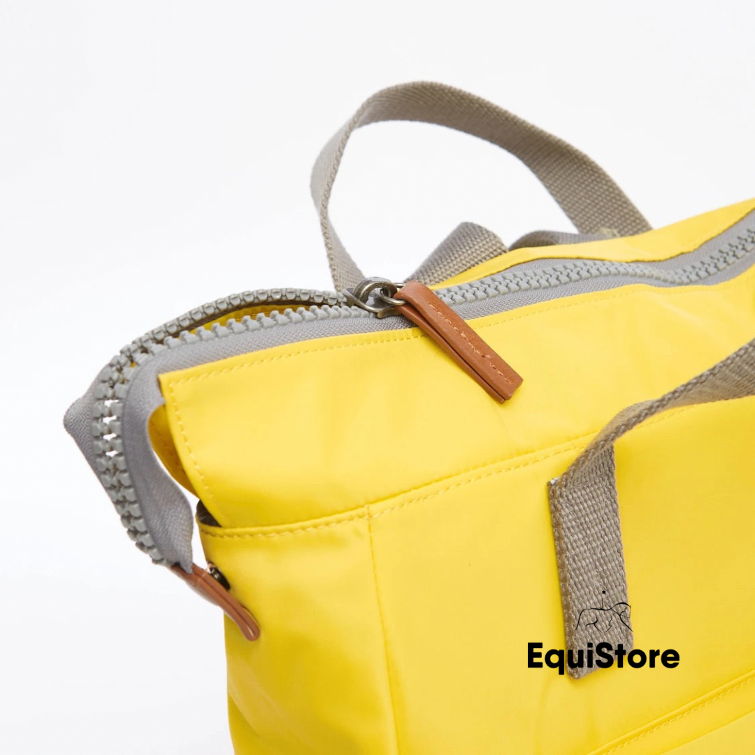 Roka Bantry B Sustainable Nylon backpack in Lemon