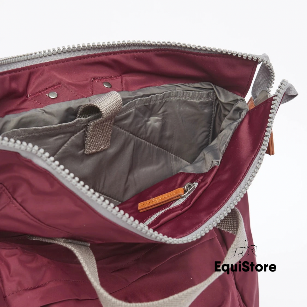 Roka Bantry B Sustainable Nylon backpack in Plum