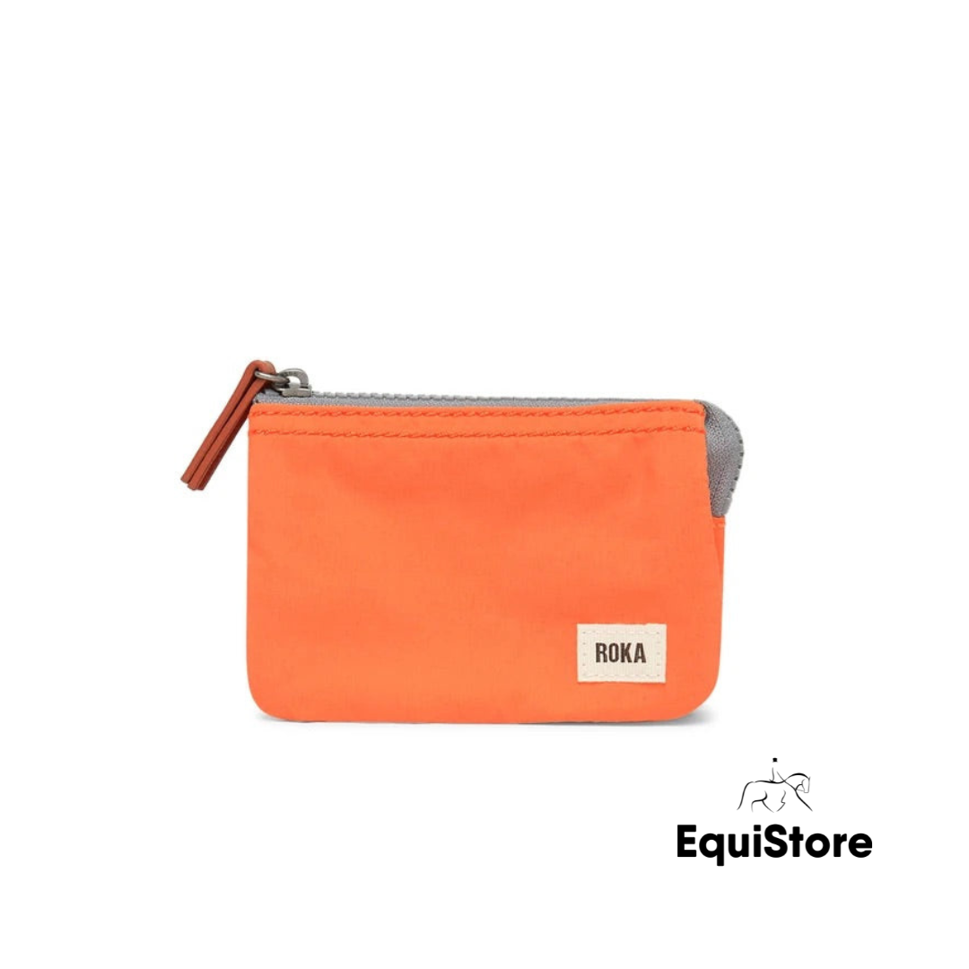 Roka Carnaby Standard Nylon Wallet in Orange