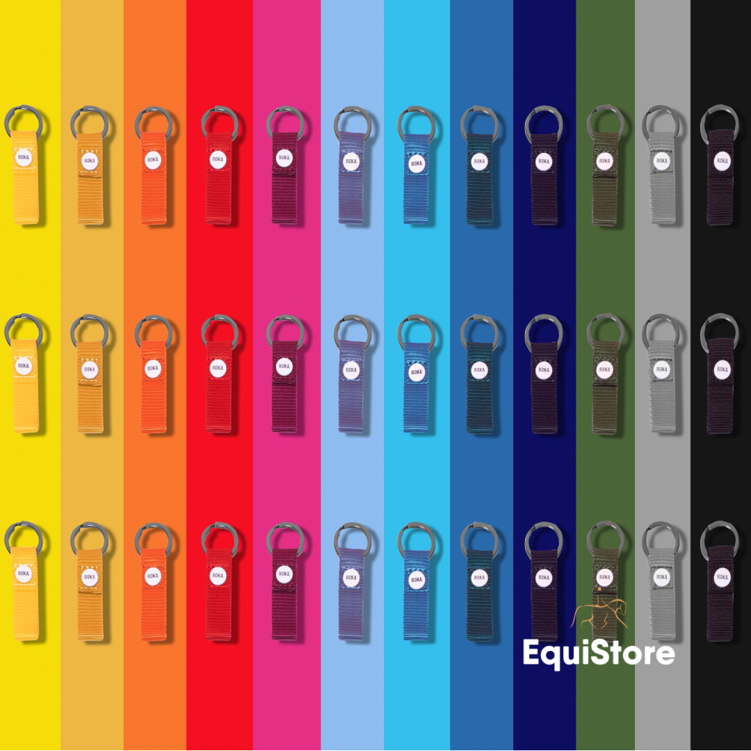 Roka London Portland Keyring in a range of colours