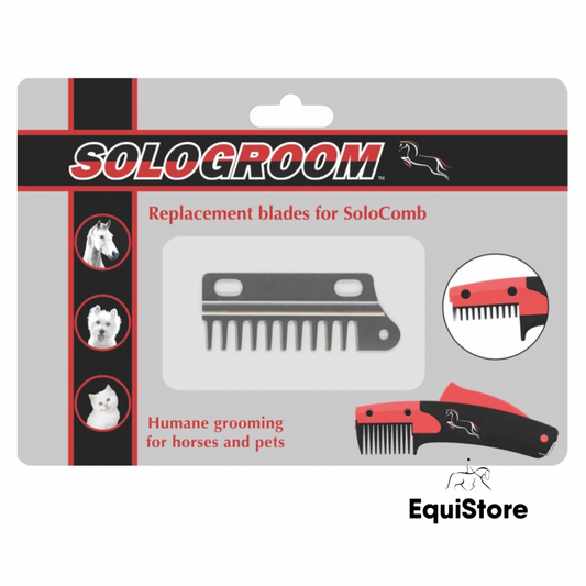 SoloComb Replacement Blades for trimming your horses mane. 