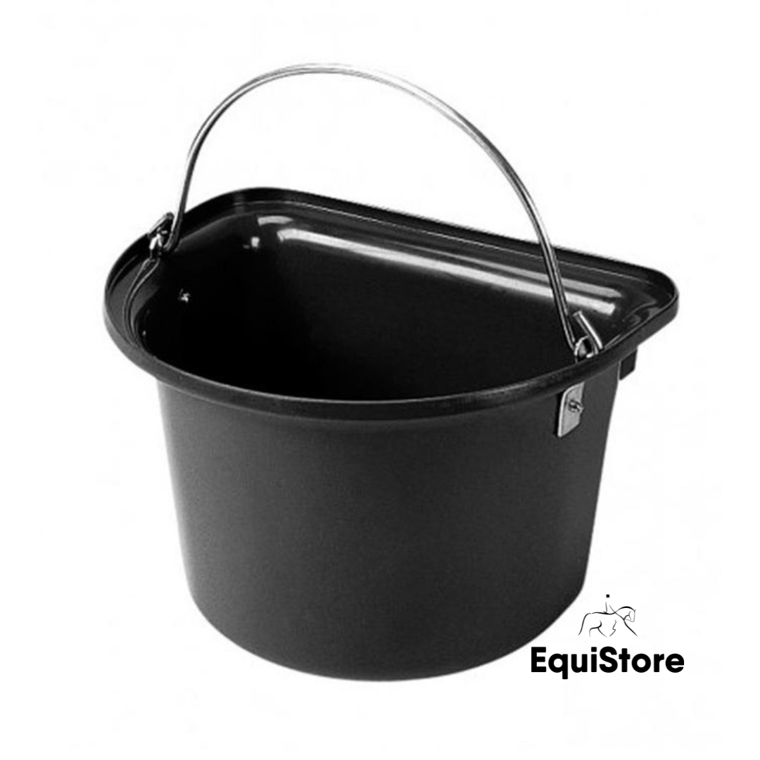 Stubbs 15 Litre Flat Sided Bucket in black