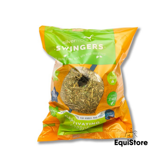 Silvermoor Swingers - Captivating Carrot dried grass treats for horses. 