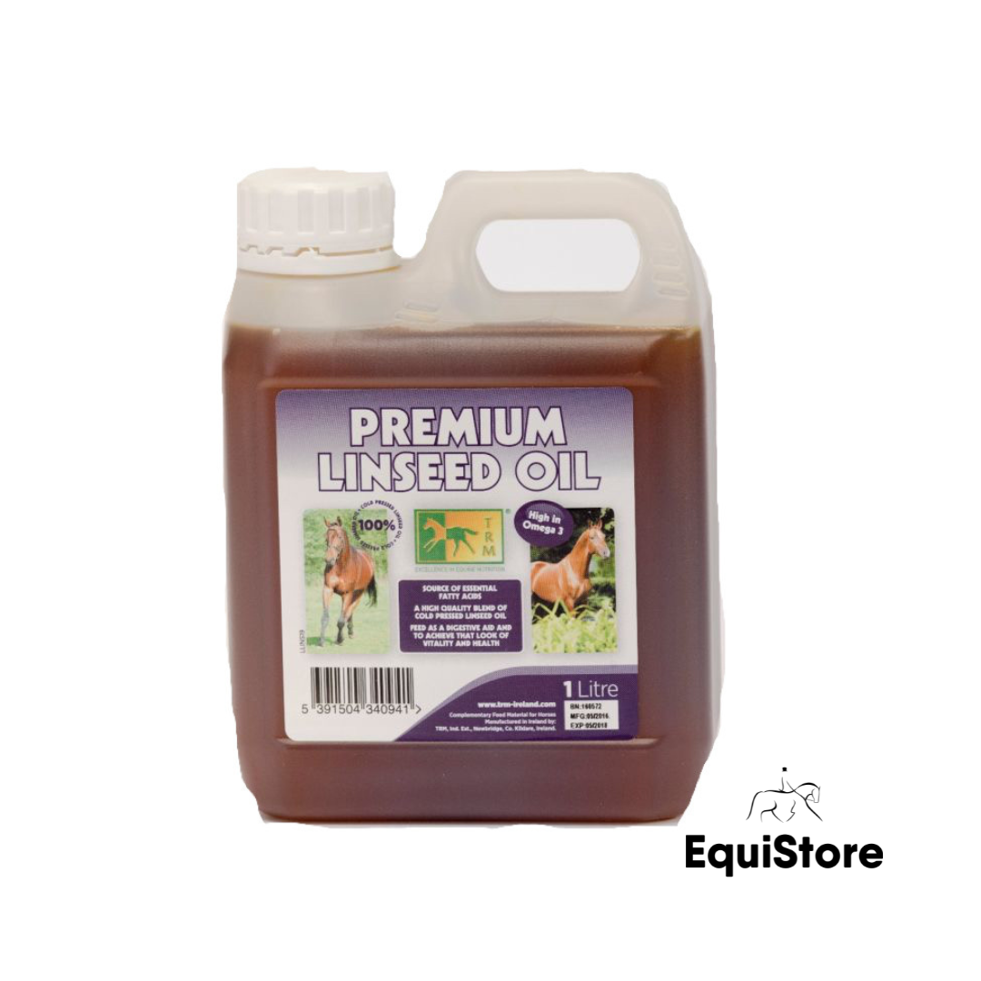 Linseed Oil in 1 litre bottle for horses