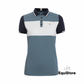 Tesoro Vita Pelosa Polo Shirt for equestrians - Blue with navy and white