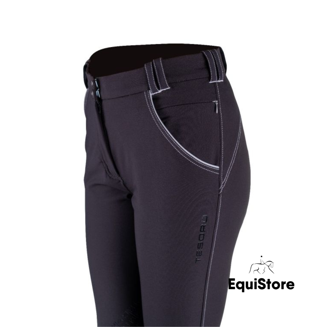 Tesoro Vita Rotondo Horse Riding Breeches - Black