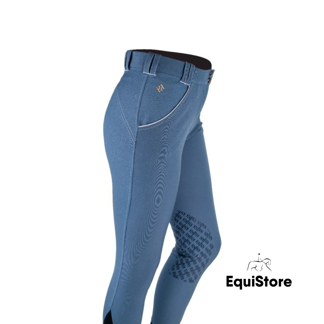 Tesoro Vita Rotondo Horse Riding Breeches - Blue