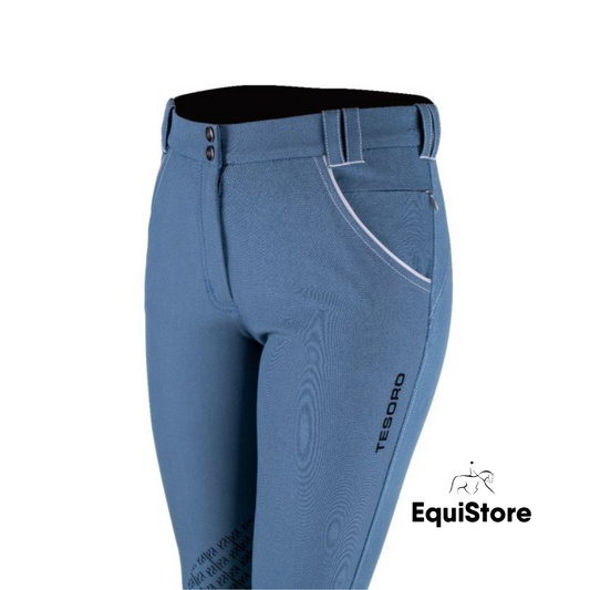 Tesoro Vita Rotondo Horse Riding Breeches - Blue