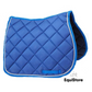 Turfmasters Piped Saddle Pad - Pony in royal blue and silver