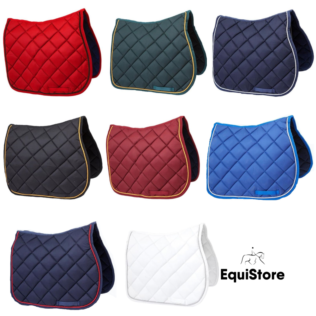 Turfmasters Piped Saddle Pad - Pony