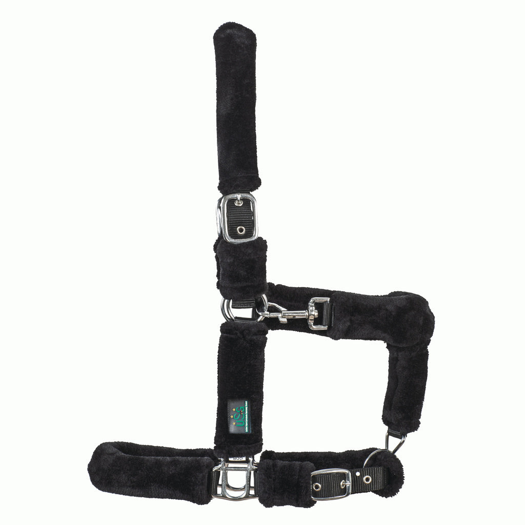 USG Fluffy Headcollar - Brown/Cream